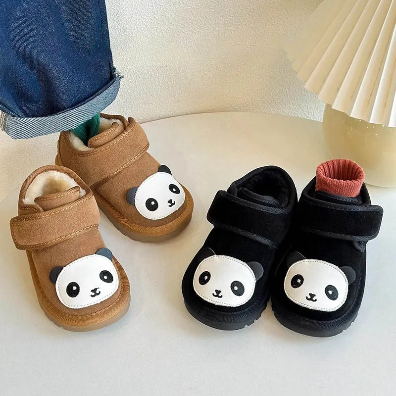 2025 Winter Kids Snow Boots Anti-Slip Suede Cotton Boots, Cartoon Panda Cute Warm Booties for Boys & Girls Non-Slip Sole
2025 Winter Kids Snow Boots Anti-Slip Suede Cotton Boots, Cartoon Panda Cute Warm Booties for Boys & Girls Non-Slip Sole