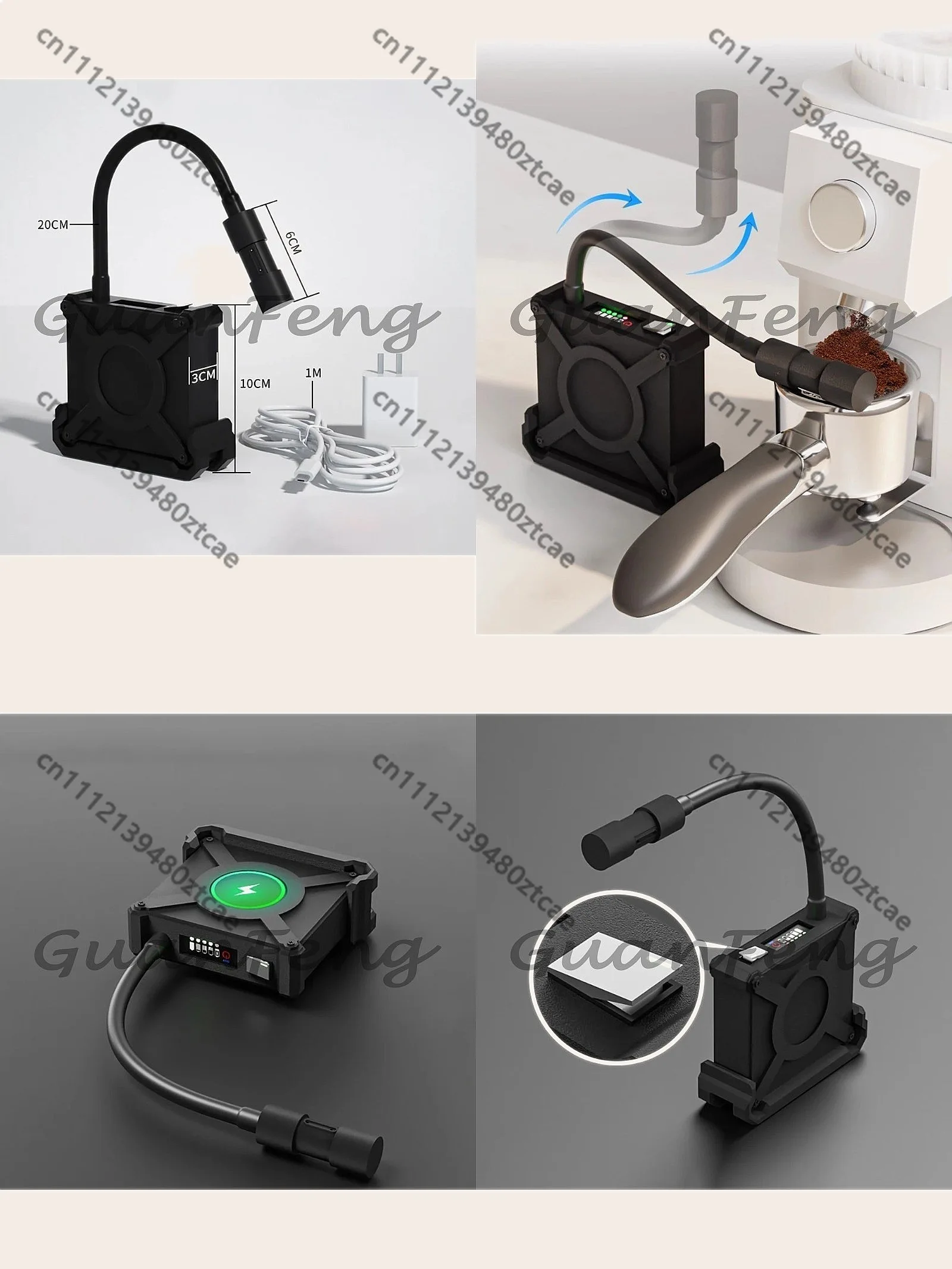 Automatic Anti-Static Plasma Generator for Coffee Grinder Dust Control
Automatic Anti-Static Plasma Generator for Coffee Grinder Dust Control