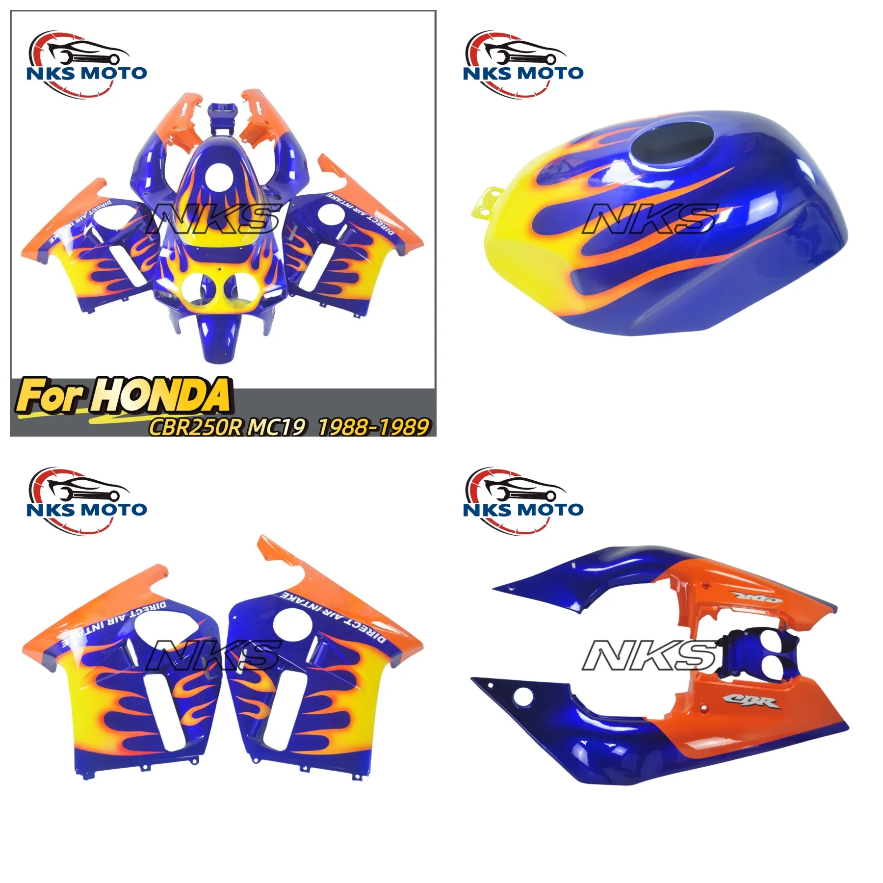For HONDA CBR250R MC19 1988-1989 Motorcycle Shell Fairing Kit Body ABS Injection Molding CBR250 R
For HONDA CBR250R MC19 1988-1989 Motorcycle Shell Fairing Kit Body ABS Injection Molding CBR250 R