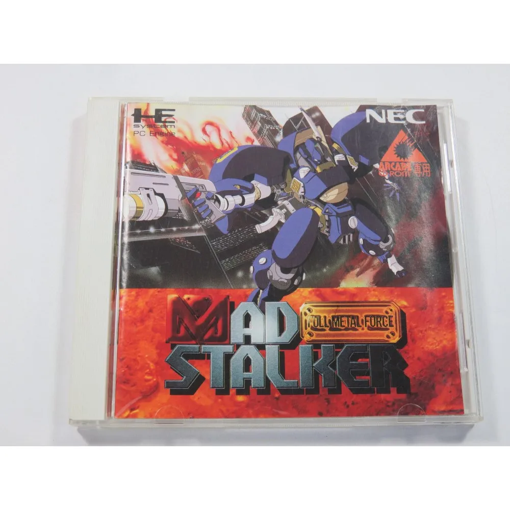 PC engine Copy Disc Game Mad Stalker Full Metal Force Unlock pceConsole Game Optical Drive Retro Video Direct Reading game parts
PC engine Copy Disc Game Mad Stalker Full Metal Force Unlock pceConsole Game Optical Drive Retro Video Direct Reading game parts