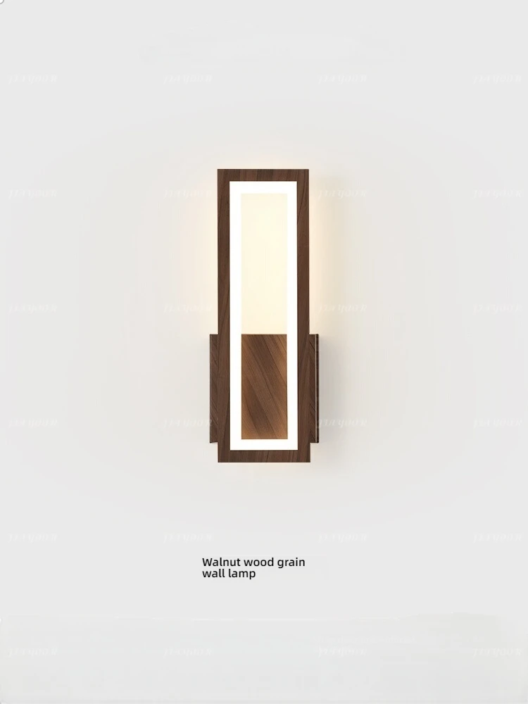 Modern home decoration bedroom bedside lamp walnut color staircase living room sofa background wall corridor LED wall lamp
Modern home decoration bedroom bedside lamp walnut color staircase living room sofa background wall corridor LED wall lamp