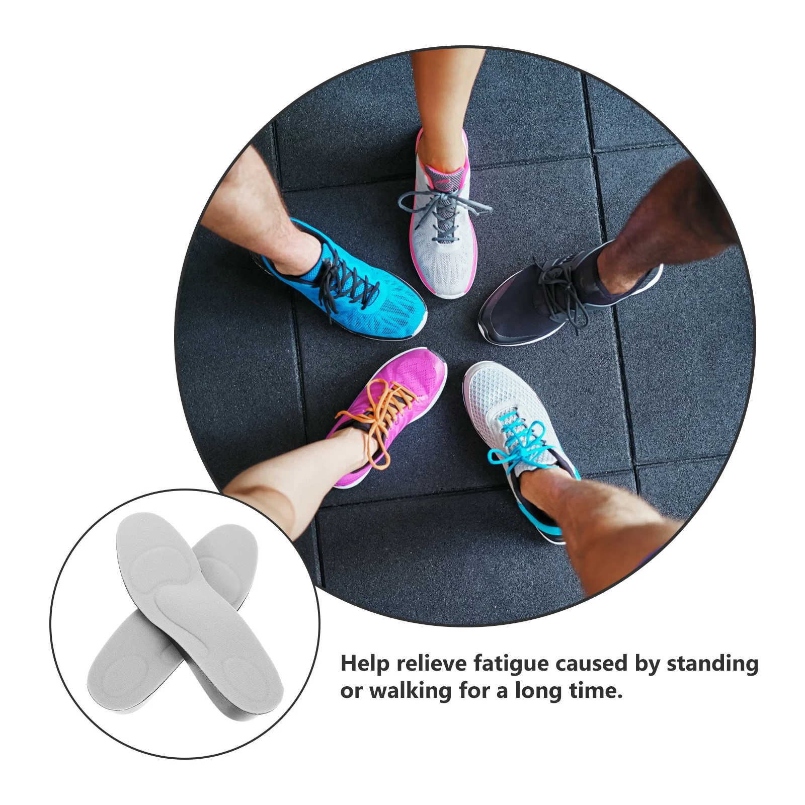 Pair of Women Elevation Insoles 3.5cm Grey Eu Size 34-40 Soft PU Anti Slip Shoes Pads Arch Support Comfort Insole
Pair of Women Elevation Insoles 3.5cm Grey Eu Size 34-40 Soft PU Anti Slip Shoes Pads Arch Support Comfort Insole