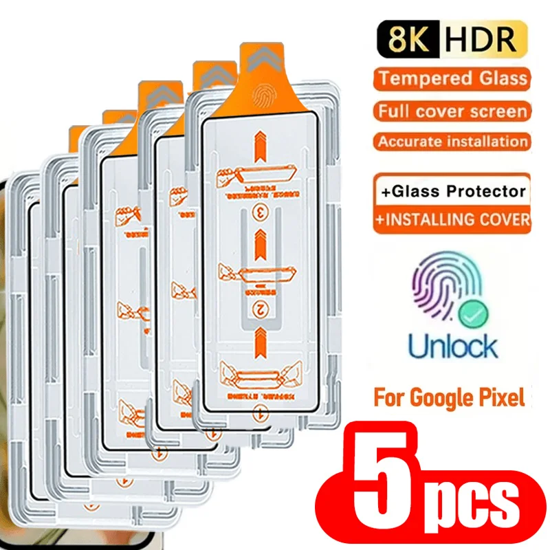 5Pcs HD Easy Install Auto Installation Glass Screen Protector For Google Pixel 10 Pro XL 8 9 Pro 9A 7A 6A 7 8A 10 Tempered Glass
5Pcs HD Easy Install Auto Installation Glass Screen Protector For Google Pixel 10 Pro XL 8 9 Pro 9A 7A 6A 7 8A 10 Tempered Glass