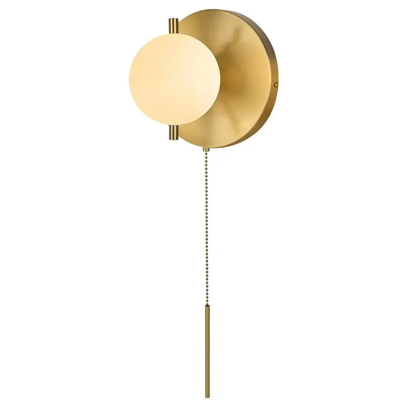 【HAPPY】For Elegant For Home Lighting-Wall Lamp In Gold Metal With Clear Glass Shade-Modern Design
【HAPPY】For Elegant For Home Lighting-Wall Lamp In Gold Metal With Clear Glass Shade-Modern Design