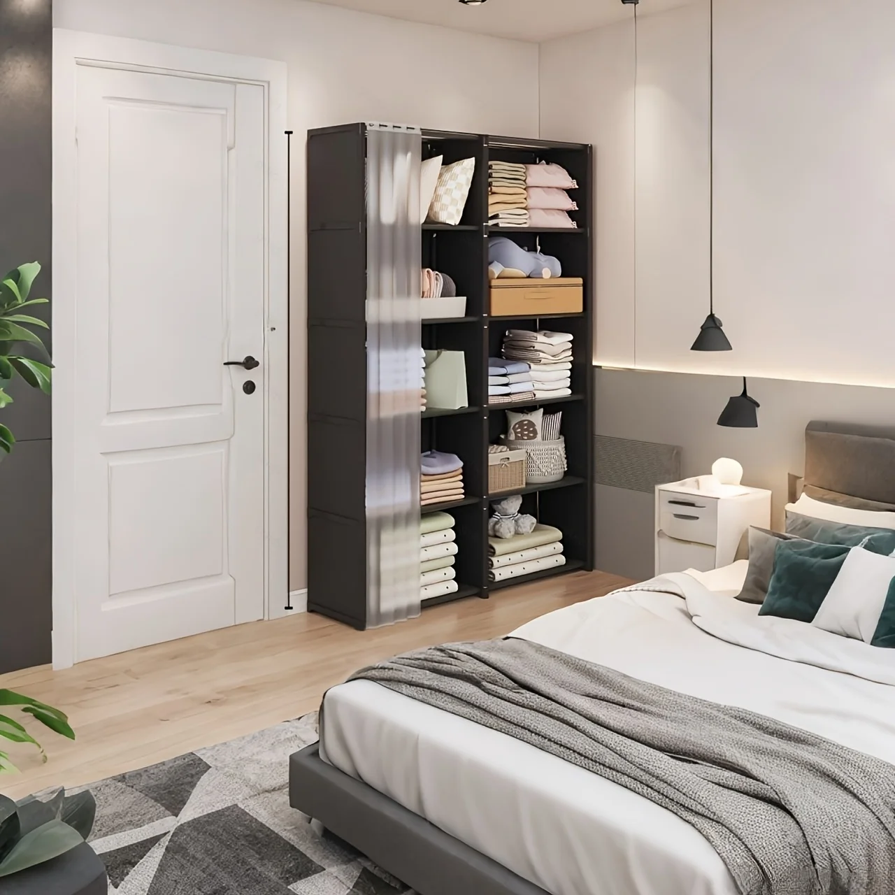 New Double Row 10 Compartment Storage Space Reshape The Spatial Order! This Storage Rack Turns The Messy Room Into A Tidy Display Room In Seconds.
New Double Row 10 Compartment Storage Space Reshape The Spatial Order! This Storage Rack Turns The Messy Room Into A Tidy Display Room In Seconds.