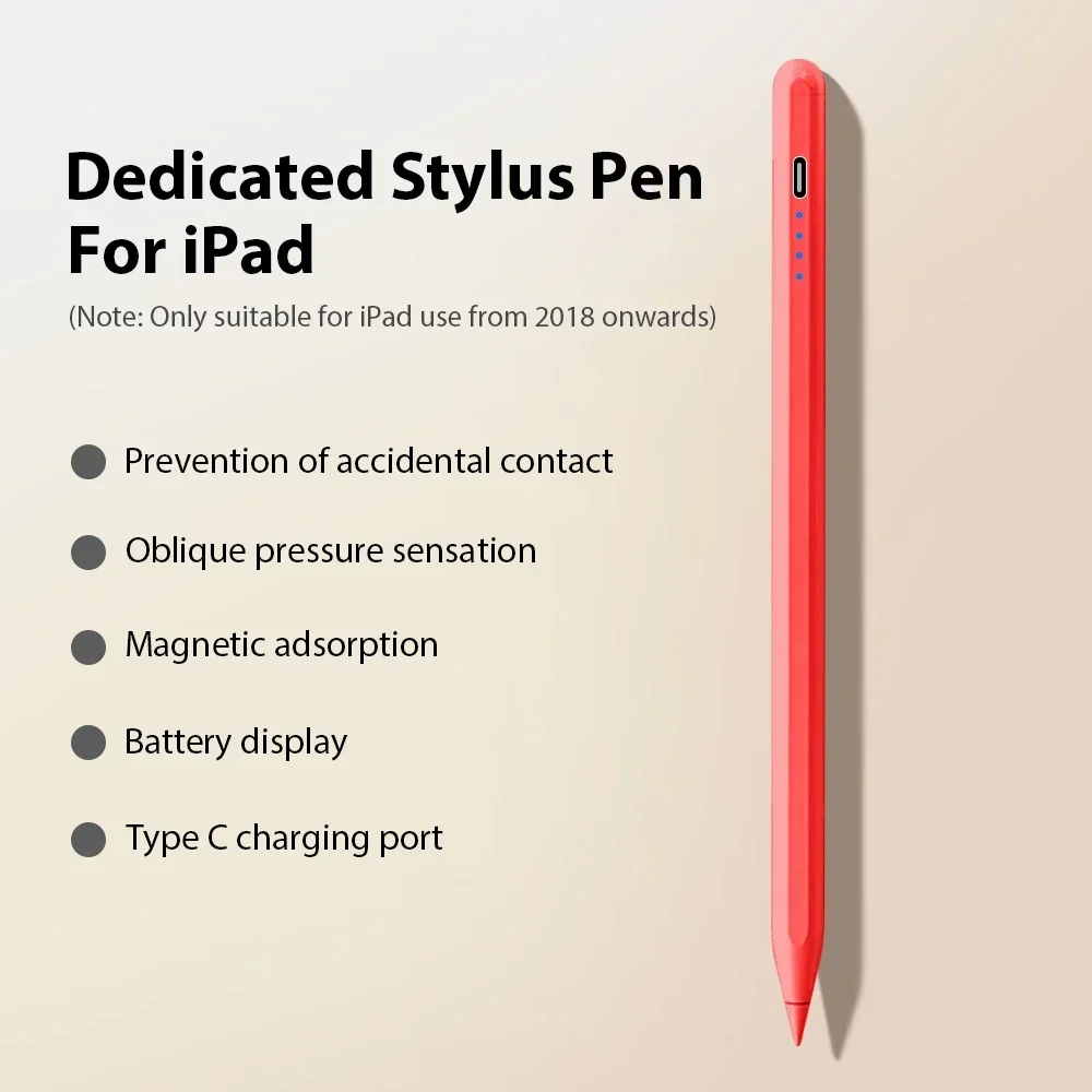 Stylus Pen For Apple Pencil – Screen Touch Pen For iPad Pro 13 11 M4 12.9, For iPad 10th 10.9 Air Mini Tablet Pens Accessories
Stylus Pen For Apple Pencil – Screen Touch Pen For iPad Pro 13 11 M4 12.9, For iPad 10th 10.9 Air Mini Tablet Pens Accessories