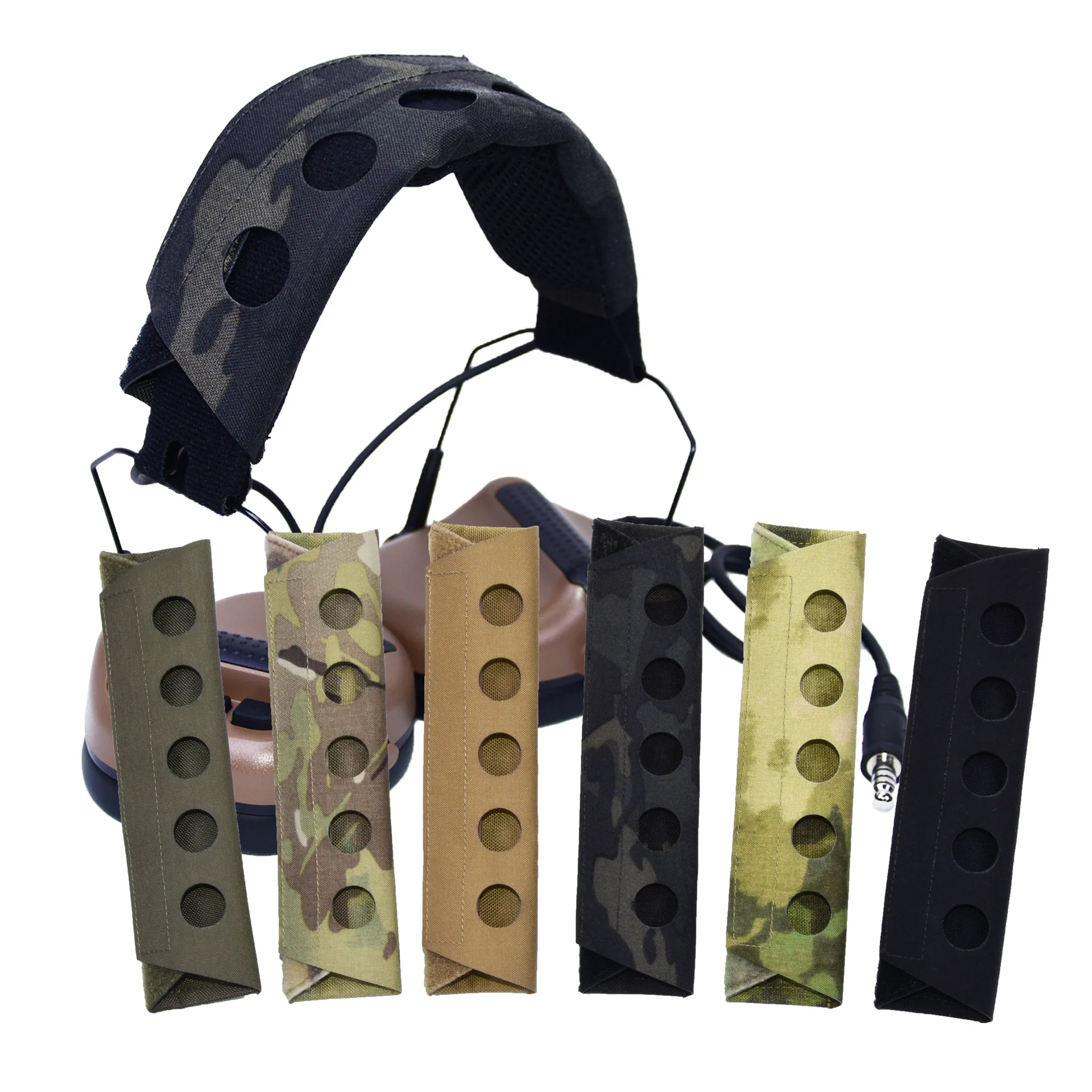 Tactical Headset Cover MOLLE Universal Headset Cover Camouflage Durable Headset Cloth
Tactical Headset Cover MOLLE Universal Headset Cover Camouflage Durable Headset Cloth