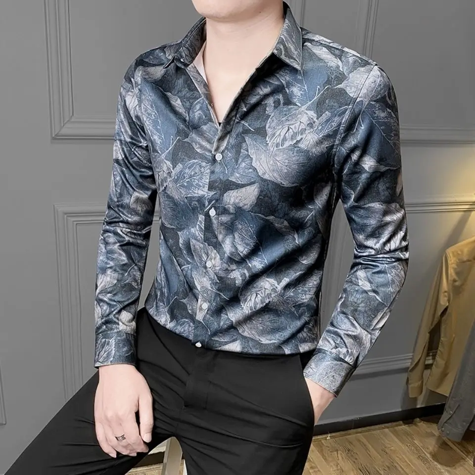 Fashion Lapel Printed All Match Shirt Men Clothing 2024 Spring New Oversized Blouse Casual Long Sleeve Loose Korean Tops N354
Fashion Lapel Printed All Match Shirt Men Clothing 2024 Spring New Oversized Blouse Casual Long Sleeve Loose Korean Tops N354