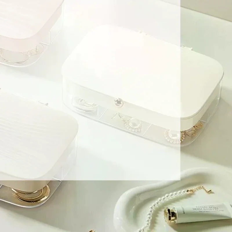 A Stylish Multi Layered Waterproof Jewelry Storage Box Perfect For Organizing And Storing Jewelry