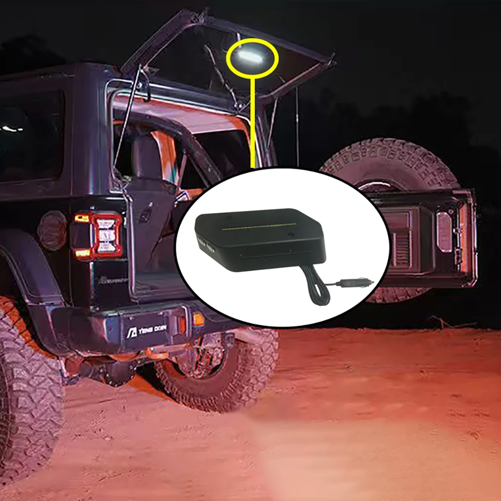 Lantsun JL1151 LED Tailgate Lamp Trunk Car Light ABS Ambient Light Interior Decoration for Jeep for Wrangler JL2018+, 1PC
Lantsun JL1151 LED Tailgate Lamp Trunk Car Light ABS Ambient Light Interior Decoration for Jeep for Wrangler JL2018+, 1PC