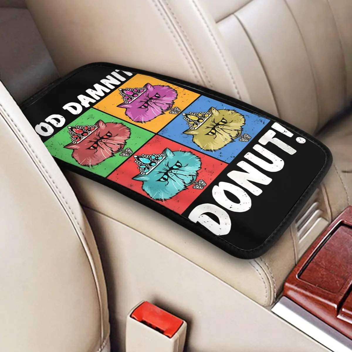 Leather Center Console Cover Pad Universal God Damnit Donut Car Arm Rest Cover Mat Dungeon Crawler Carl Automobiles Armrest Pad
Leather Center Console Cover Pad Universal God Damnit Donut Car Arm Rest Cover Mat Dungeon Crawler Carl Automobiles Armrest Pad