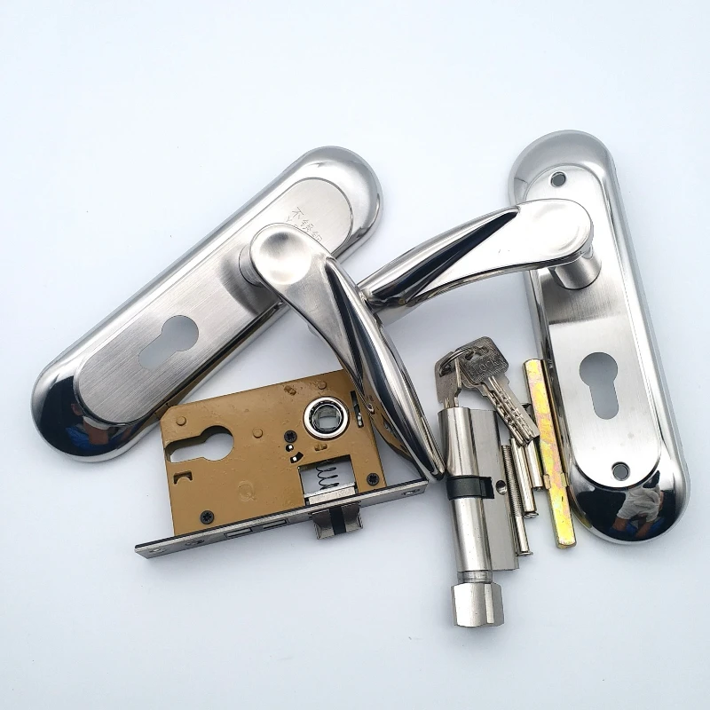 High Quality Stainless Steel Interior Door Lock, Indoor Door Lock, Stainless Steel Wooden Door Handle Lock
High Quality Stainless Steel Interior Door Lock, Indoor Door Lock, Stainless Steel Wooden Door Handle Lock