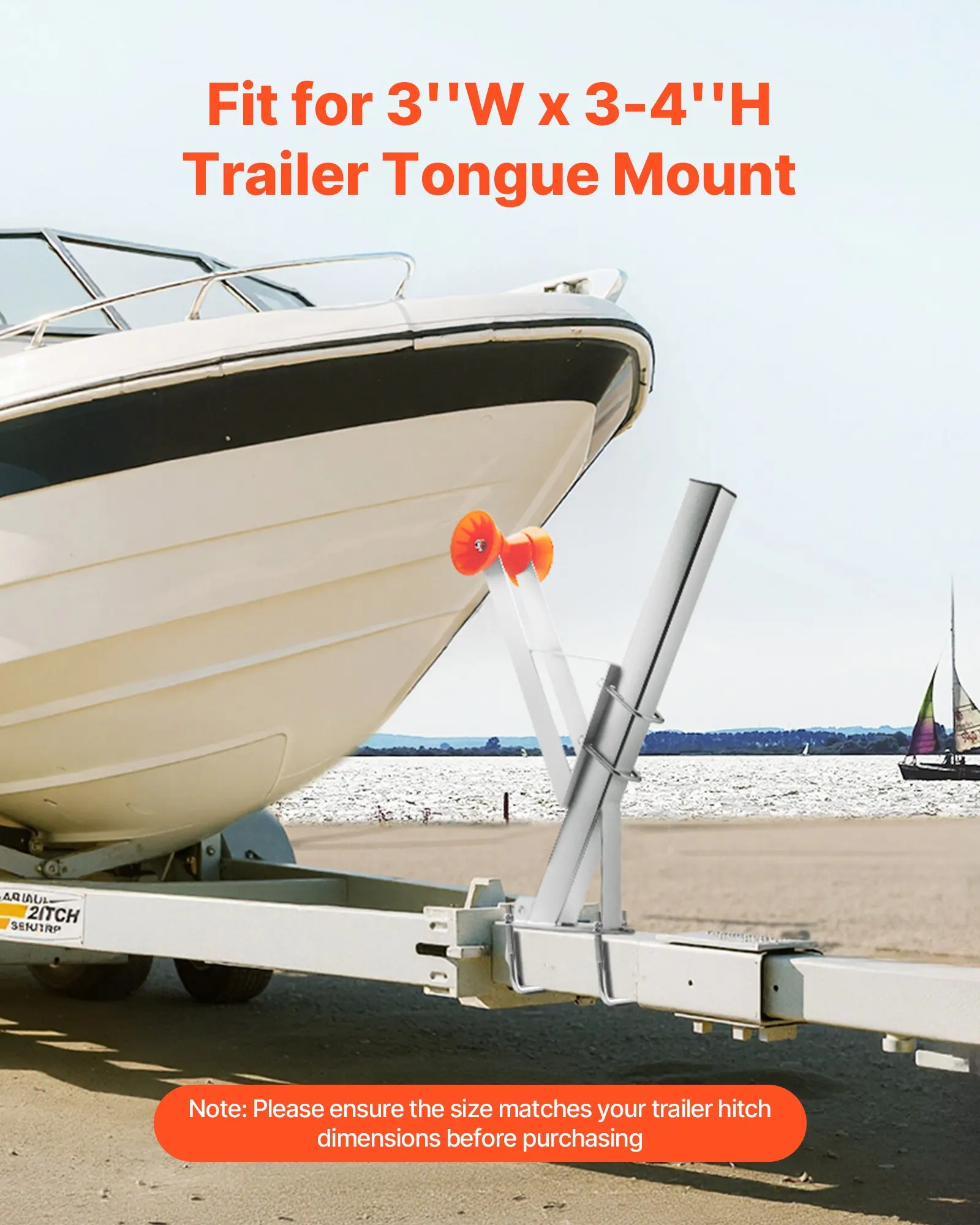 Boat Winch Mount With U-Bolts For 3 Inches W X 3-4 Inches H Trailer Tongue
Boat Winch Mount With U-Bolts For 3 Inches W X 3-4 Inches H Trailer Tongue