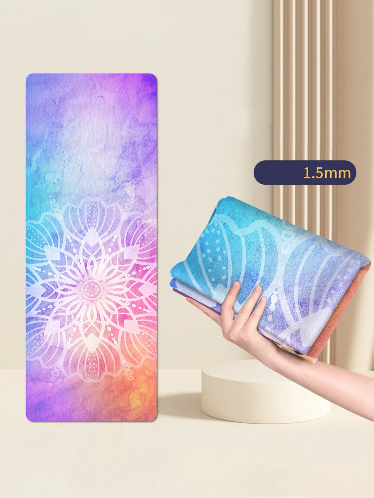 Gradient Yoga Mat Suede Rubber Sole Sweat Absorbing Anti Slip Ultra-Thin Foldable Portable Yoga Towel Running Equipment New
Gradient Yoga Mat Suede Rubber Sole Sweat Absorbing Anti Slip Ultra-Thin Foldable Portable Yoga Towel Running Equipment New