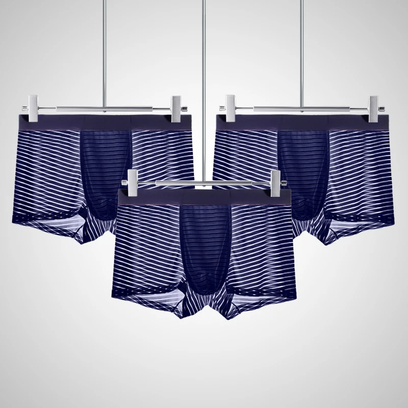 3Pcs Ice Silk Men's Underwear Thin Seamless Breathable Boxer Briefs Summer Underpants
3Pcs Ice Silk Men's Underwear Thin Seamless Breathable Boxer Briefs Summer Underpants