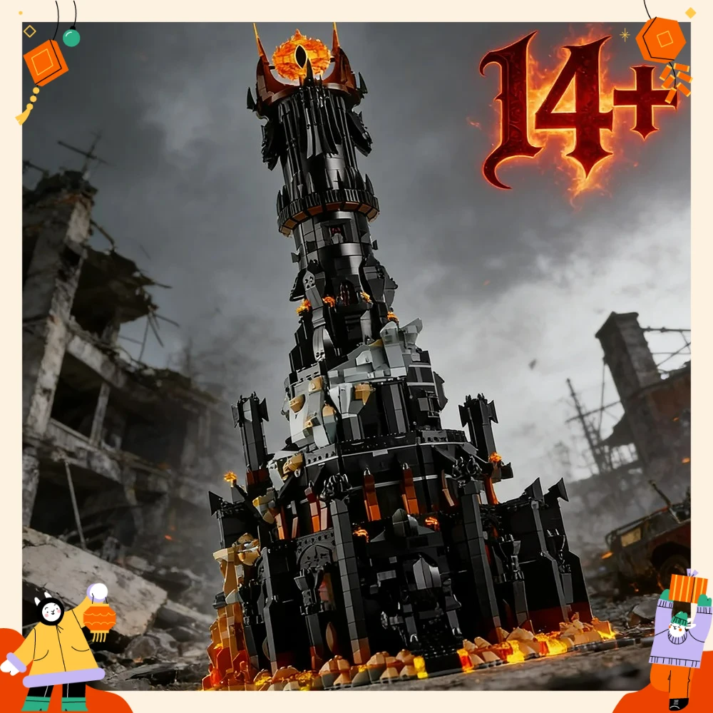 Moc shop 5471Pcs Black Tower Dark Model Building Blocks Kit Bricks Creative MOC Toy for Boys Adult Birthday Gifts
Moc shop 5471Pcs Black Tower Dark Model Building Blocks Kit Bricks Creative MOC Toy for Boys Adult Birthday Gifts