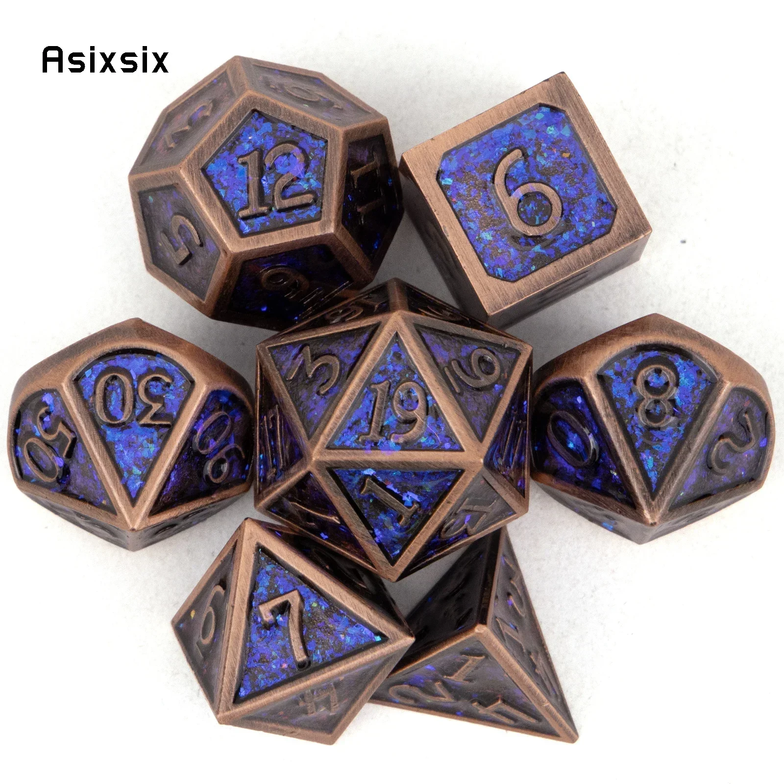 7 Pcs Purple Copper Standard Metal DicePerfect For Rpgs, Board Games, And Card Games.Dice For Games, Dnd Dice Set
7 Pcs Purple Copper Standard Metal DicePerfect For Rpgs, Board Games, And Card Games.Dice For Games, Dnd Dice Set