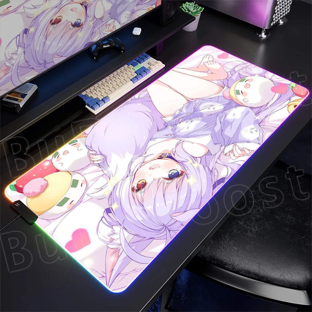 Anime Girl rgb Mouse Pad Pc Keyboard Decoration Deskmat Tenko Shibuki Office Gaming Accessories Computer Colorful Glowing Carpet
Anime Girl rgb Mouse Pad Pc Keyboard Decoration Deskmat Tenko Shibuki Office Gaming Accessories Computer Colorful Glowing Carpet