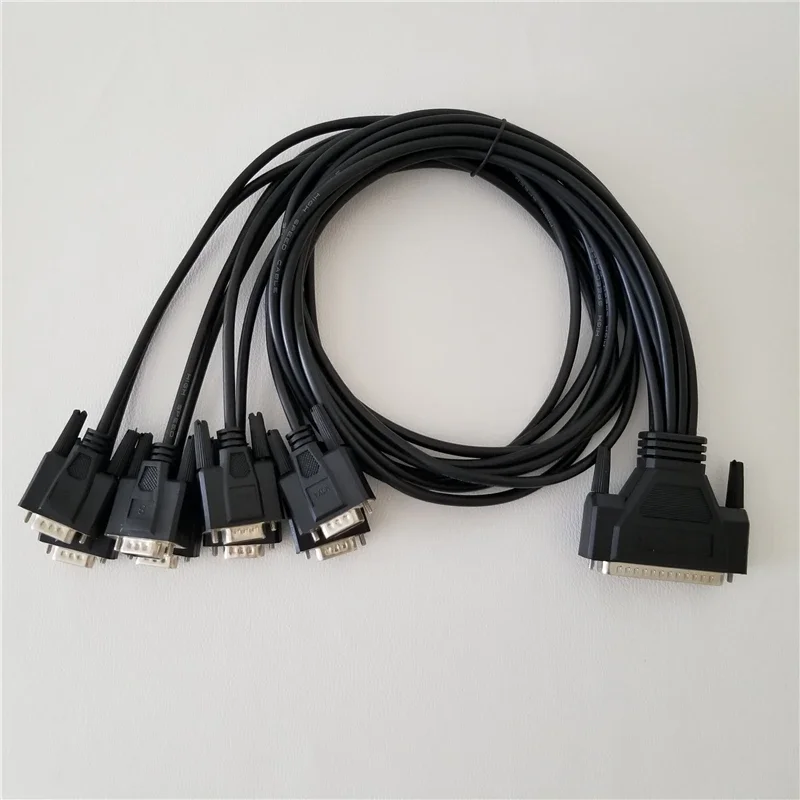 MOXA CP-168U V2 Serial RS232 PCI Multi-Port Card 62Pin to x 9Pin Adapter Data Extension Cable 1M
MOXA CP-168U V2 Serial RS232 PCI Multi-Port Card 62Pin to x 9Pin Adapter Data Extension Cable 1M