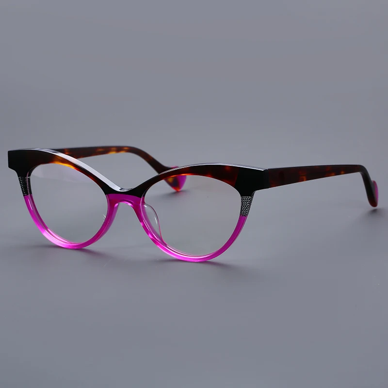 New Fashion Design Colored Cat Eye Glasses Frame for Women's High Grade Retro Myopia Anti Blue Light Color Change Luxury Glasses
New Fashion Design Colored Cat Eye Glasses Frame for Women's High Grade Retro Myopia Anti Blue Light Color Change Luxury Glasses
