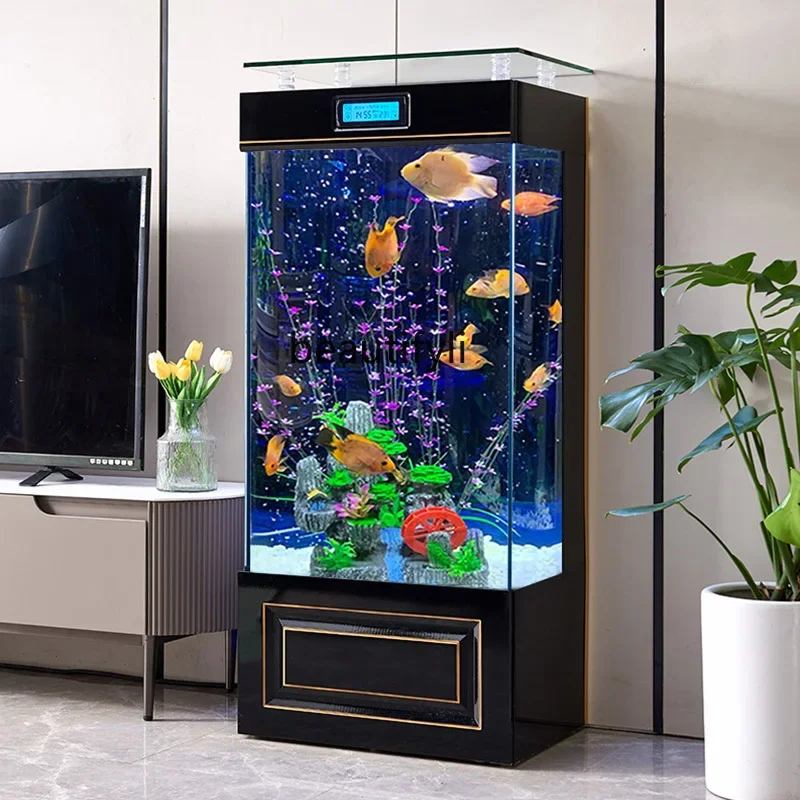 Rectangular Floor Fish Tank Household Small Ecological Filter Change Water Super White Glass Fish Globe
Rectangular Floor Fish Tank Household Small Ecological Filter Change Water Super White Glass Fish Globe