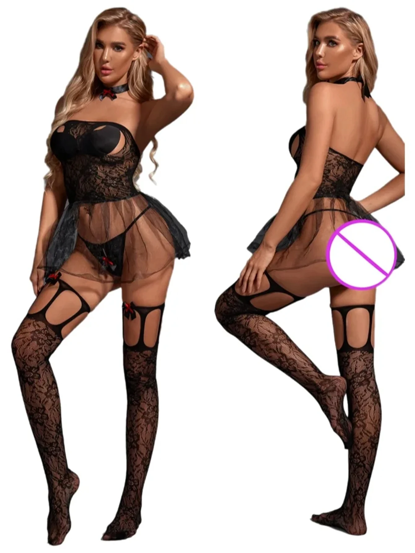 Комплект из 4 предметов: Сексуальное кружевное белье FHSEER – бюстгальтер с открытой промежностью, комбинезон-бэбидолл, эротическое женское белье
Комплект из 4 предметов: Сексуальное кружевное белье FHSEER – бюстгальтер с открытой промежностью, комбинезон-бэбидолл, эротическое женское белье