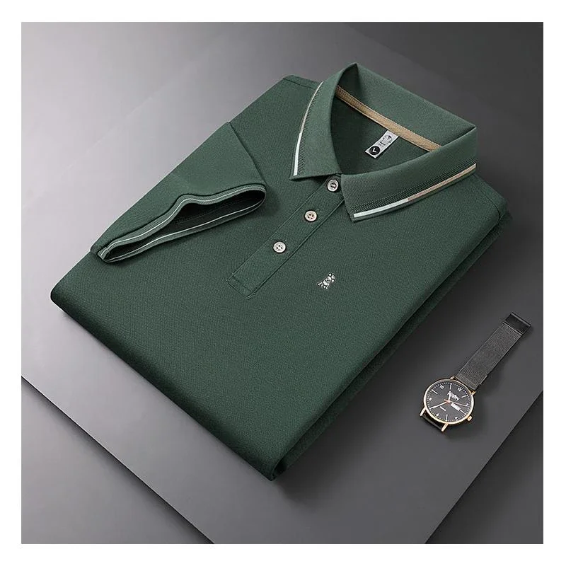 2024 New Summer Fashion Short Sleeved Embroidered Polo Shirt JAMES BARK Men's T-shirt Slim Fit Business Casual T-shirt
2024 New Summer Fashion Short Sleeved Embroidered Polo Shirt JAMES BARK Men's T-shirt Slim Fit Business Casual T-shirt