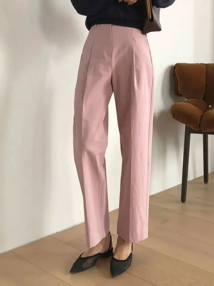 Alien Kitty Office Lady Straight Pants Loose Women Work Wear Summer New Slim Casual High Waist Solid All Match Fashion Slim
Alien Kitty Office Lady Straight Pants Loose Women Work Wear Summer New Slim Casual High Waist Solid All Match Fashion Slim
