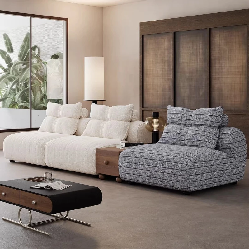 Vintage-style living room fabric personalization, vintage fully detachable washable modular sofa
Vintage-style living room fabric personalization, vintage fully detachable washable modular sofa