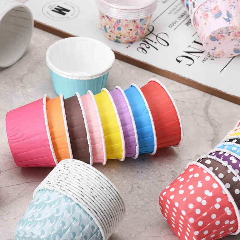 100Pcs 30ml Small Cups Paper Cupcake Wrappers Baking Cases Muffin Boxes DIY Cake Tools Wedding Party Accessories
100Pcs 30ml Small Cups Paper Cupcake Wrappers Baking Cases Muffin Boxes DIY Cake Tools Wedding Party Accessories