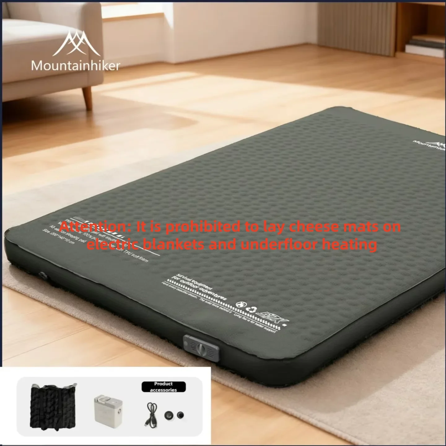 Thickened sponge pad, portable outdoor mattress, with integrated air pump for inflation and deflation, self-inflating mattress
Thickened sponge pad, portable outdoor mattress, with integrated air pump for inflation and deflation, self-inflating mattress