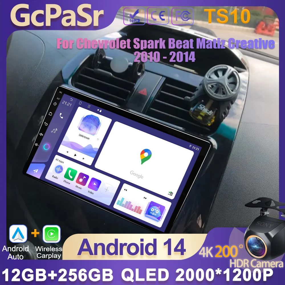 Android 14 Car Radio For Chevrolet Spark Beat Matiz Creative 2010 - 2014 Navigation GPS Multimedia Video Player 5G Wifi Stereo
Android 14 Car Radio For Chevrolet Spark Beat Matiz Creative 2010 - 2014 Navigation GPS Multimedia Video Player 5G Wifi Stereo
