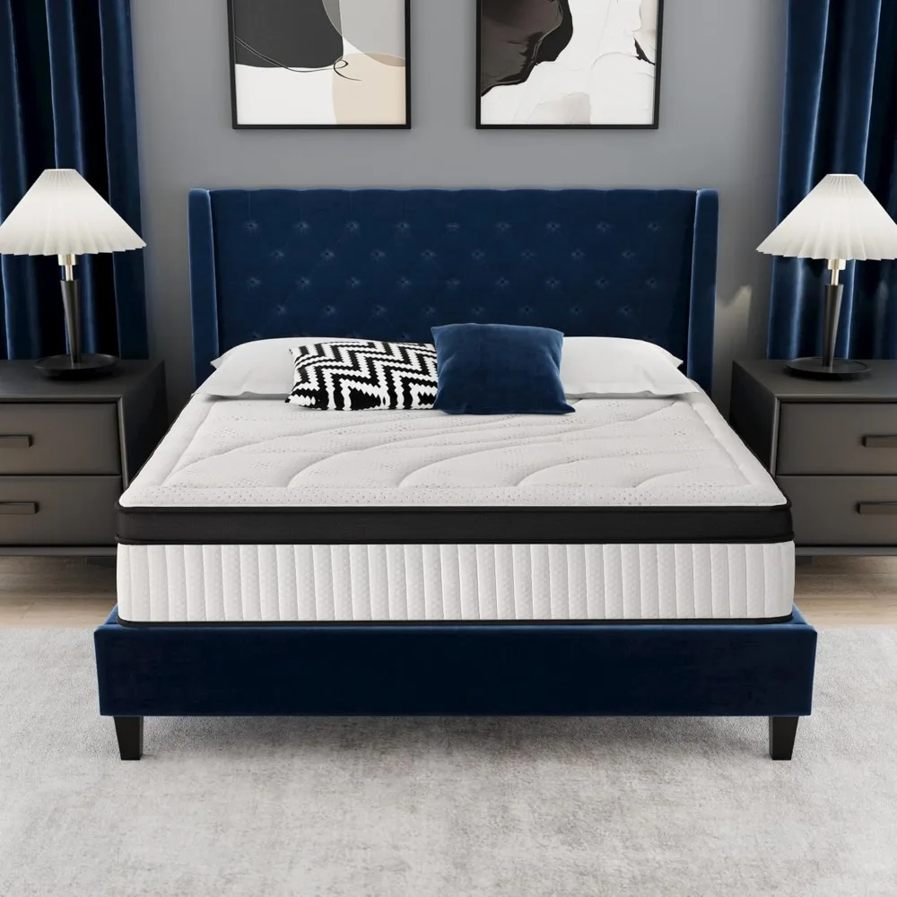 14 inch boxed mixed mattress, cooled bamboo cover, reinforced edge springs, anti collapse, moderately sturdy support mattress
14 inch boxed mixed mattress, cooled bamboo cover, reinforced edge springs, anti collapse, moderately sturdy support mattress