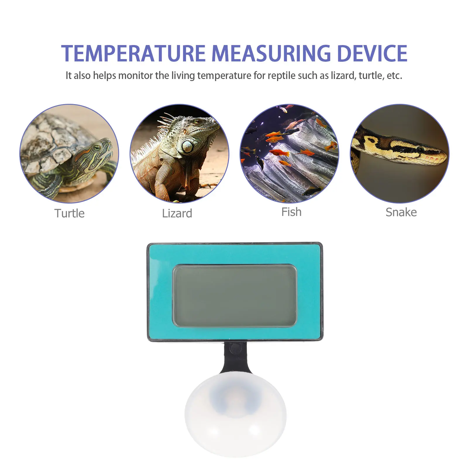 Digital Aquarium Thermometer Waterproof Temperature Gauge for Fish Tank Reptile Box Measuring Device ABS Material Long Lasting
Digital Aquarium Thermometer Waterproof Temperature Gauge for Fish Tank Reptile Box Measuring Device ABS Material Long Lasting