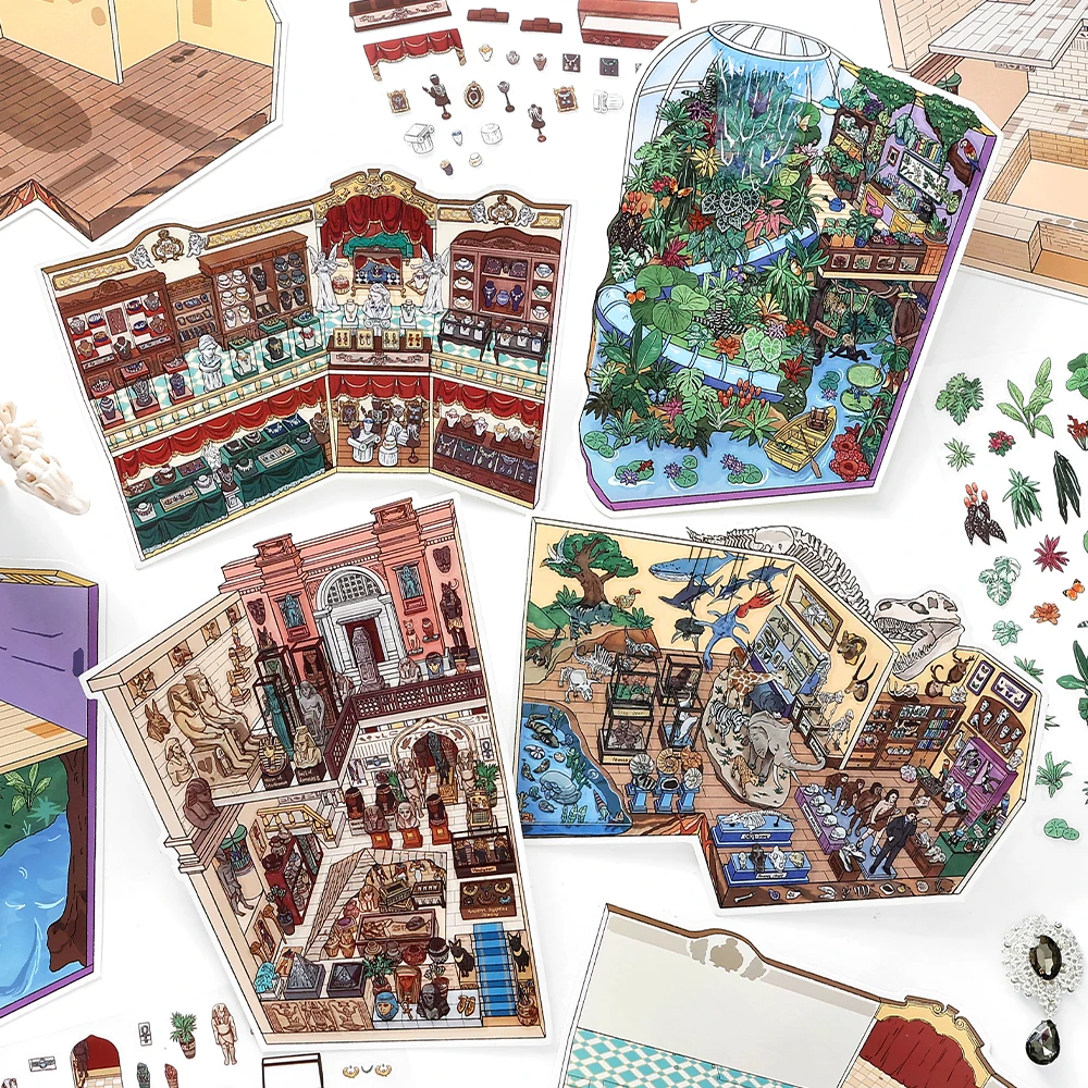 2.5D Cartoon Style Landscape Micro Stickers DIY Scene Stacking Decoration Little Corner Series for Creative Stationery supplies
2.5D Cartoon Style Landscape Micro Stickers DIY Scene Stacking Decoration Little Corner Series for Creative Stationery supplies