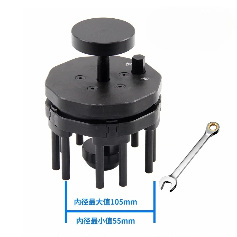 Регулируемый универсальный инструмент для установки поршневых колец 55-105 мм, воронка для установки поршневых колец автомобильного двигателя
Регулируемый универсальный инструмент для установки поршневых колец 55-105 мм, воронка для установки поршневых колец автомобильного двигателя