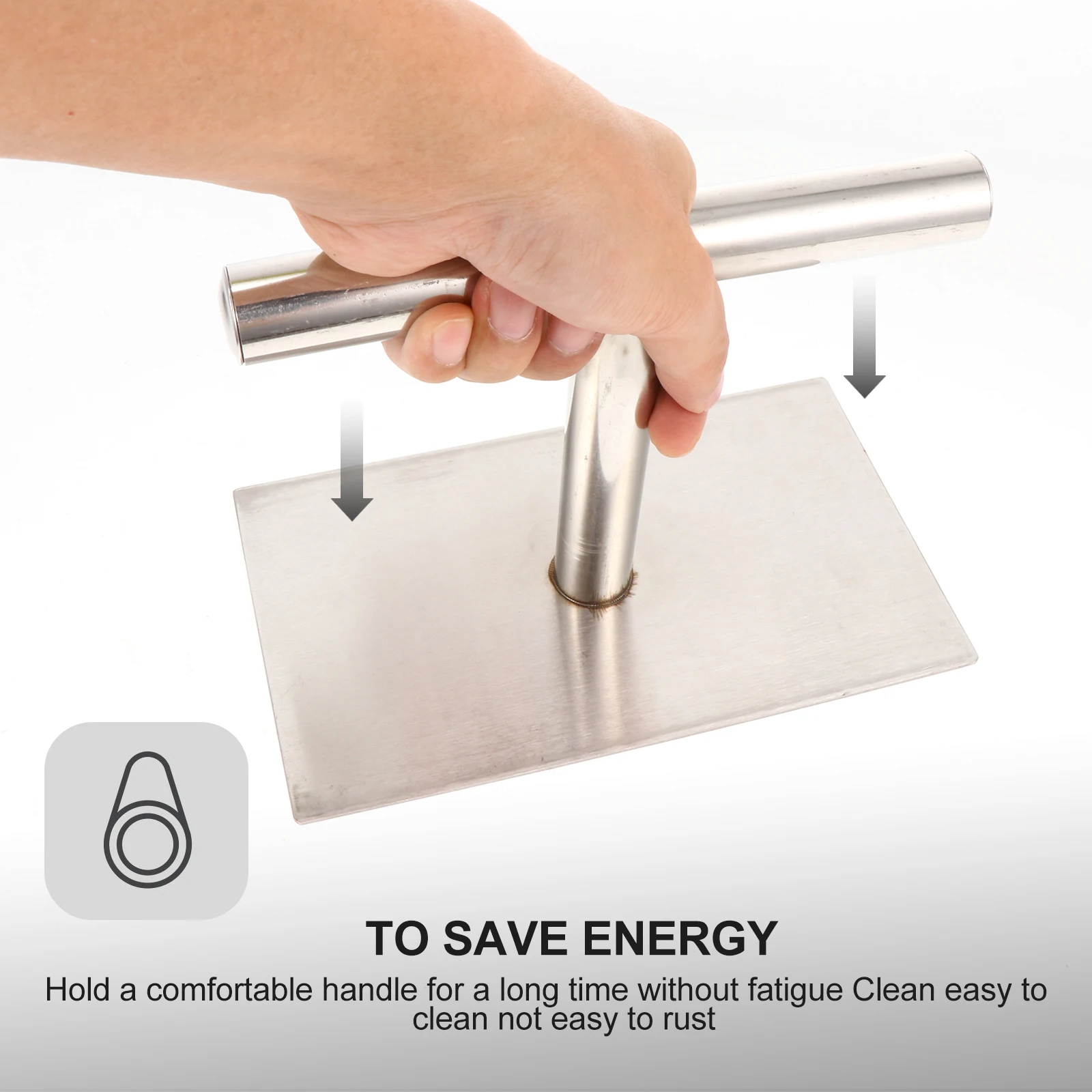 Stainless Steel Pastry Presser Small Space Saving Comfortable Touch Home Baking Tool Smooth Nougat Pressing Gadget
Stainless Steel Pastry Presser Small Space Saving Comfortable Touch Home Baking Tool Smooth Nougat Pressing Gadget