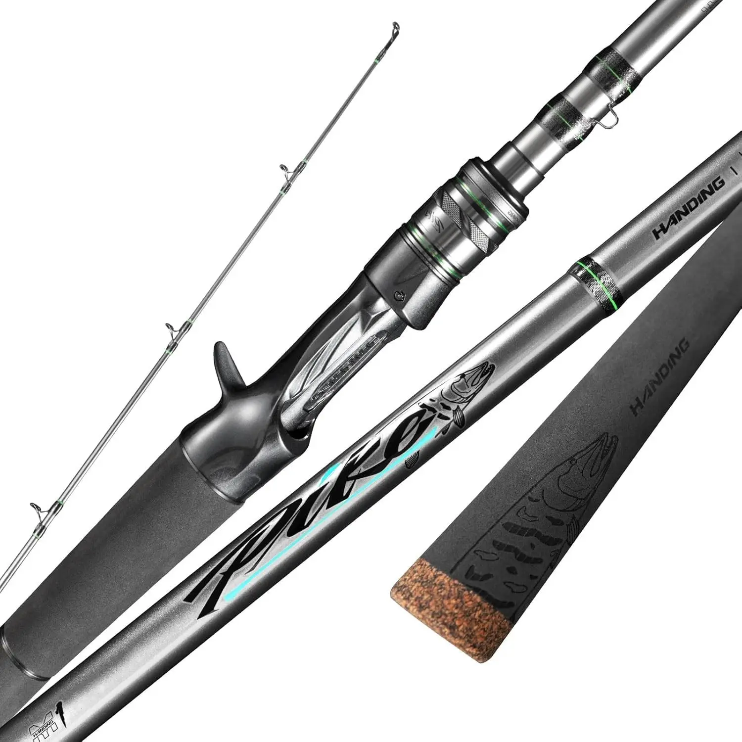 Heavy Duty Fishing Rod 2-Piece 7ft Casting Rod 30+24T Carbon Fiber EVA Cork Handle for Bass Pike Muskie Catfish
Heavy Duty Fishing Rod 2-Piece 7ft Casting Rod 30+24T Carbon Fiber EVA Cork Handle for Bass Pike Muskie Catfish