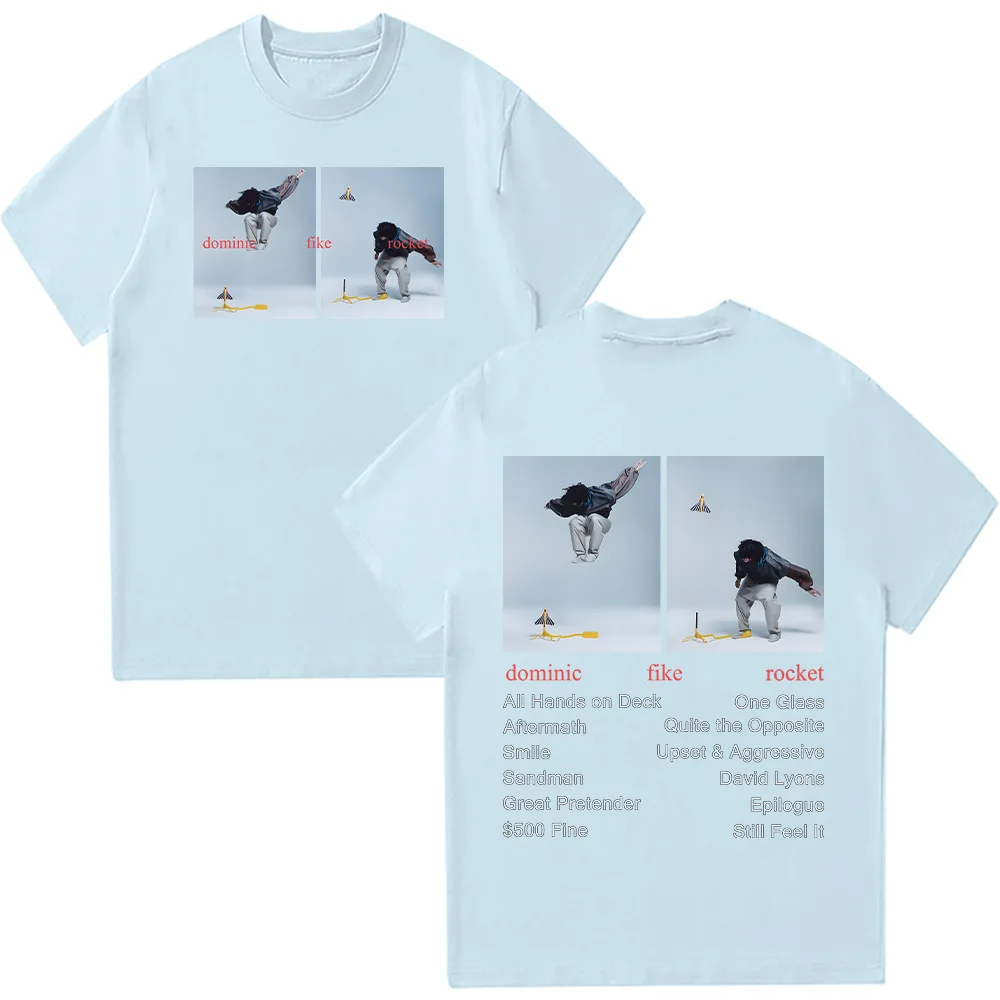 Dominic Fike Rocket New Album Graphic T Shirts Gift for Fan T-shirts Summer Women Men Short Sleeve Casual Cotton Breathable Tees 
Dominic Fike Rocket New Album Graphic T Shirts Gift for Fan T-shirts Summer Women Men Short Sleeve Casual Cotton Breathable Tees