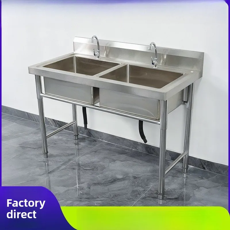 Stainless Steel Commercial Kitchen Sink Single Double Triple Bowl with Drainboard Free Shipping US EU Sink Kitchen Items
Stainless Steel Commercial Kitchen Sink Single Double Triple Bowl with Drainboard Free Shipping US EU Sink Kitchen Items