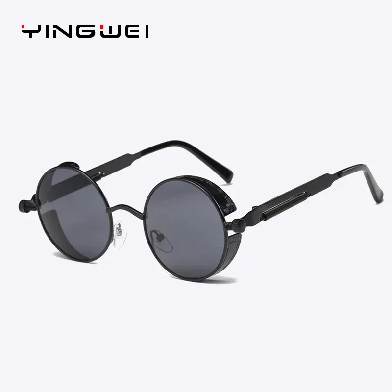Metal Steampunk Sunglasses Men and Women Fashion Vintage Round Glasses Brand Design Retro Sunglasses High Quality UV400 Glasses
Metal Steampunk Sunglasses Men and Women Fashion Vintage Round Glasses Brand Design Retro Sunglasses High Quality UV400 Glasses