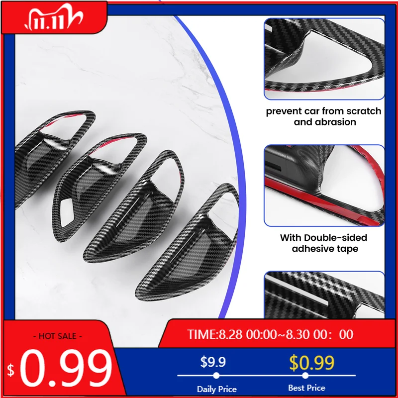 Внутренние наклейки из углеродного волокна, крышка чаши дверной ручки автомобиля, отделка для Mercedes Benz C E GLC Class W205 X253 GLC260L E3000L C200L 15
Внутренние наклейки из углеродного волокна, крышка чаши дверной ручки автомобиля, отделка для Mercedes Benz C E GLC Class W205 X253 GLC260L E3000L C200L 15
