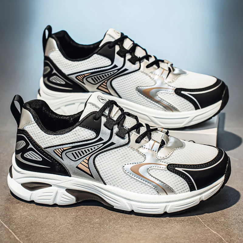 Men's Shoes Large Size Casual Sneakers Fashion Sport Design Breathable Upper Soft Comfortable Non-slip Outdoor Running Shoes
Men's Shoes Large Size Casual Sneakers Fashion Sport Design Breathable Upper Soft Comfortable Non-slip Outdoor Running Shoes