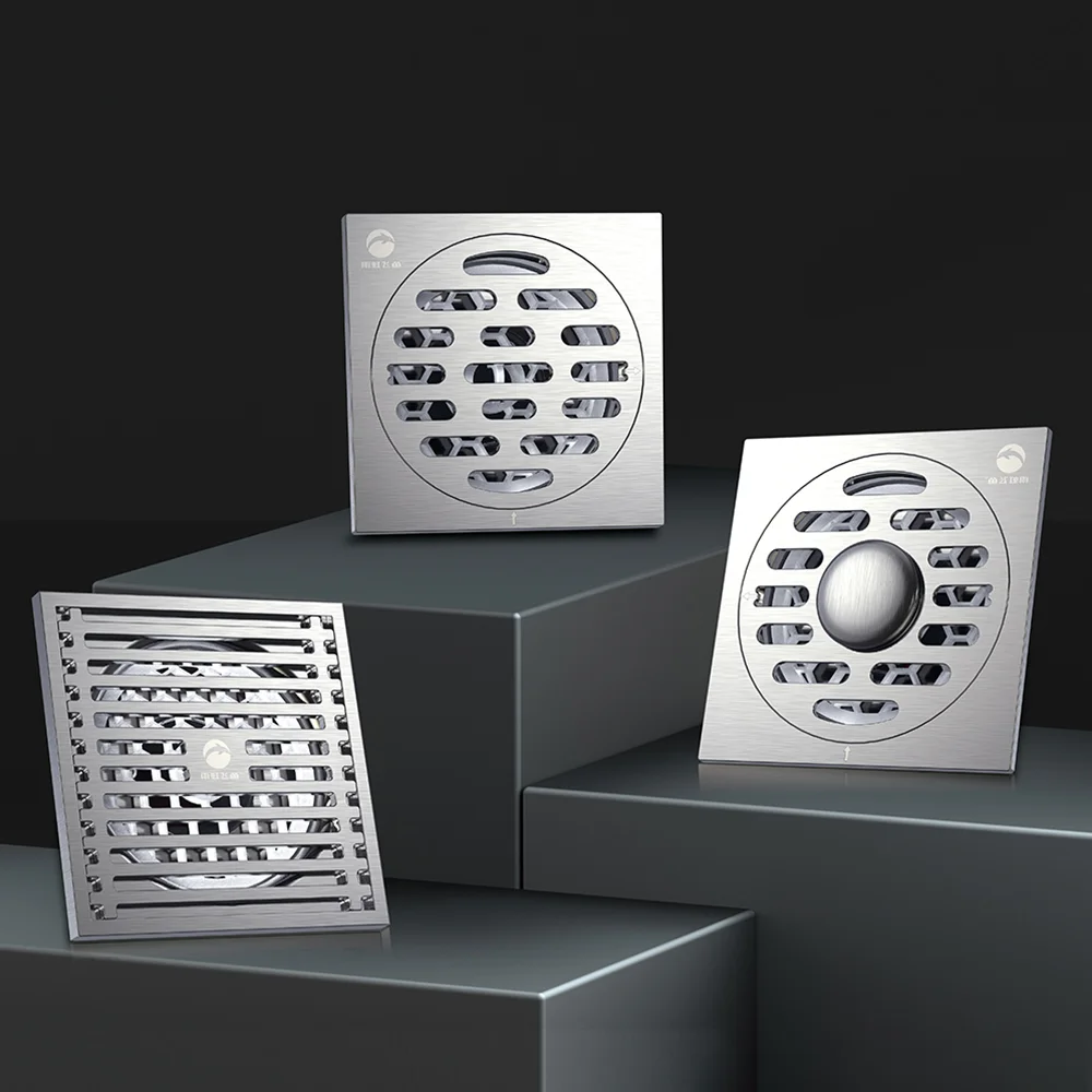 ORIENTAL YUHONG 304 Stainless Steel Floor Drain Anti-odor Shower Drain Bathroom Washing Machine Square Kitchen Drainer Toilet
ORIENTAL YUHONG 304 Stainless Steel Floor Drain Anti-odor Shower Drain Bathroom Washing Machine Square Kitchen Drainer Toilet