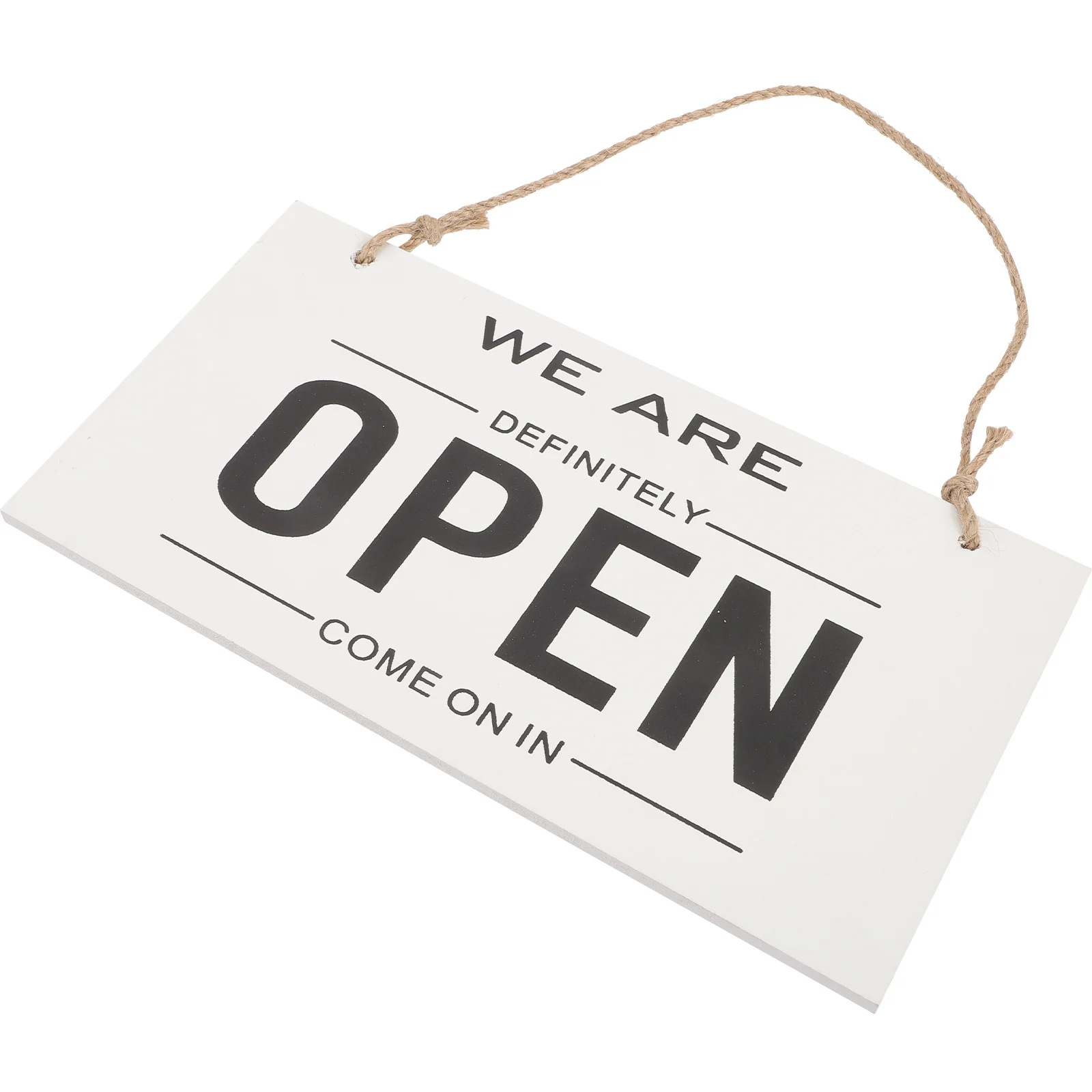 Wooden Door Sign with Rope Double Sided Open Closed Shop Signs for Business Rustic Design Hanging Decoration
Wooden Door Sign with Rope Double Sided Open Closed Shop Signs for Business Rustic Design Hanging Decoration