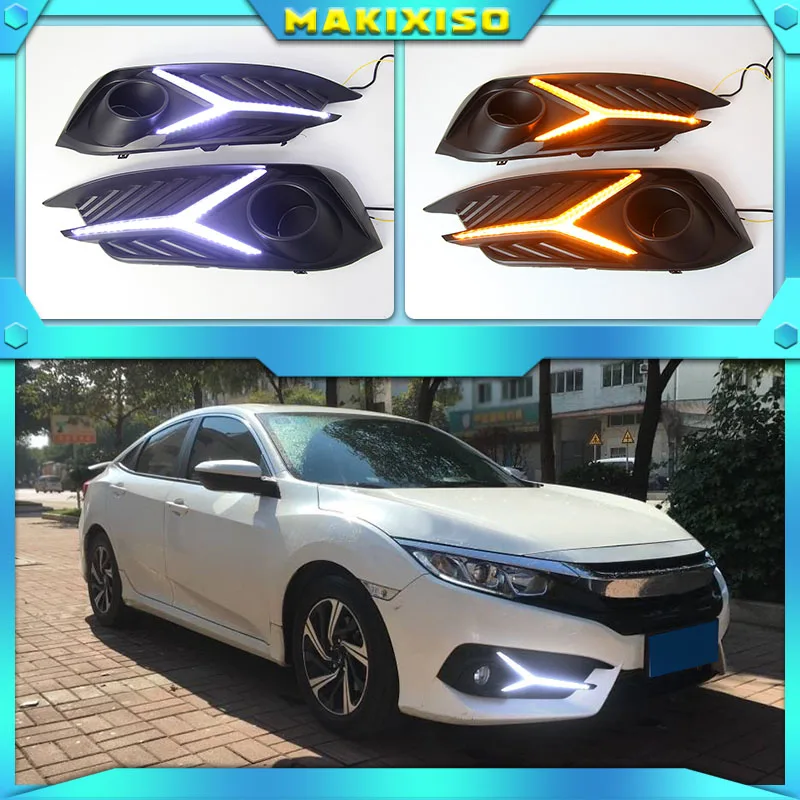 Дневные ходовые огни для Honda Civic 10, 2016, 2017, 2018, светодиодные дневные ходовые огни, противотуманные фары, задний стоп светильник, 1 комплект
Дневные ходовые огни для Honda Civic 10, 2016, 2017, 2018, светодиодные дневные ходовые огни, противотуманные фары, задний стоп светильник, 1 комплект