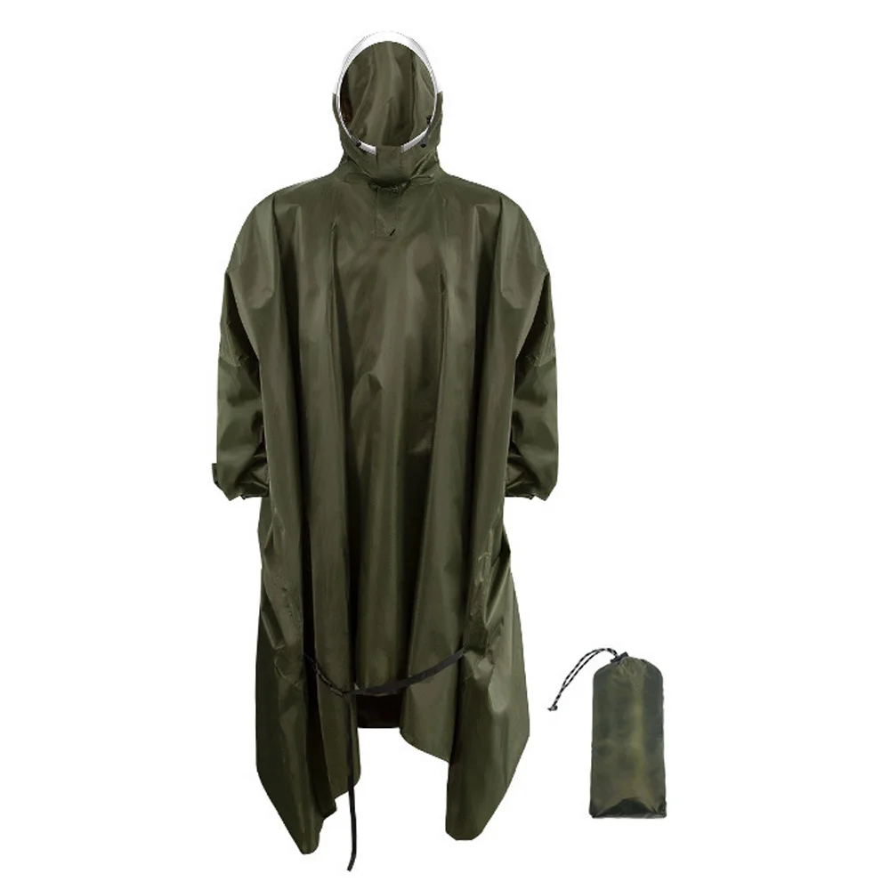 Hooded Waterproof Rain Coat Lightweight Reusable Rain Poncho with High-definition Transparent Brim for Hiking Camping Fishing
Hooded Waterproof Rain Coat Lightweight Reusable Rain Poncho with High-definition Transparent Brim for Hiking Camping Fishing