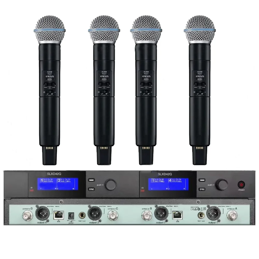 CREATE SOUND wireless handheld microphone is a high-end professional digital dynamic microphone suitable for stage performances.
CREATE SOUND wireless handheld microphone is a high-end professional digital dynamic microphone suitable for stage performances.