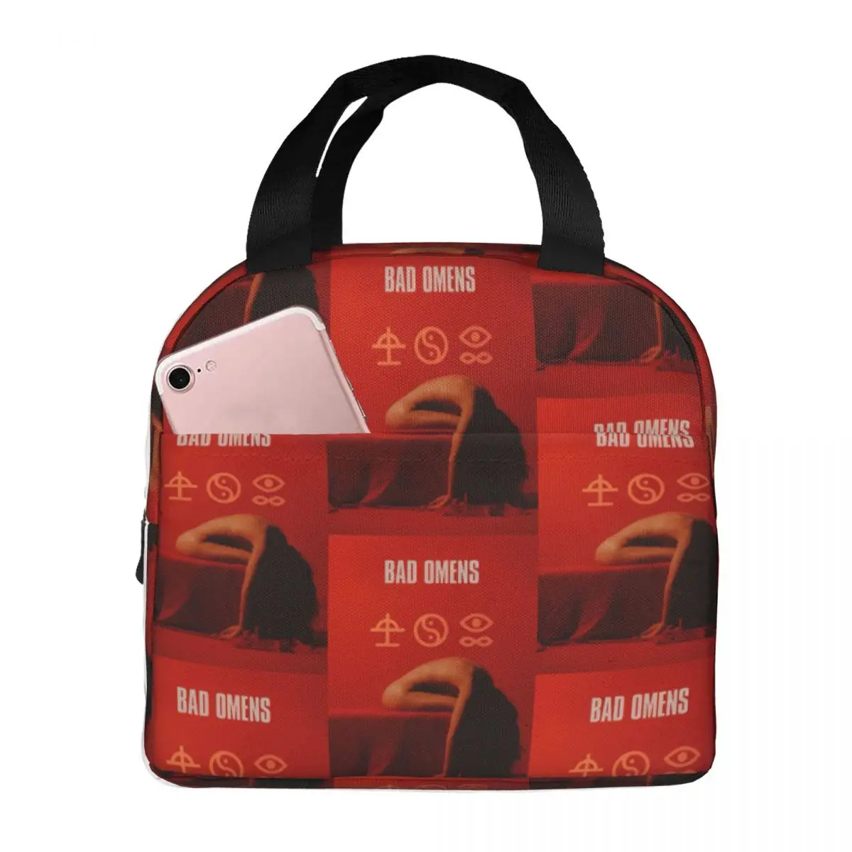 Bad Omens Metalcore Band The Death Of Peace Of Mind Album Insulated Lunch Bag Cooler Thermal Food Box Tote Lunch Boxes Container
Bad Omens Metalcore Band The Death Of Peace Of Mind Album Insulated Lunch Bag Cooler Thermal Food Box Tote Lunch Boxes Container
