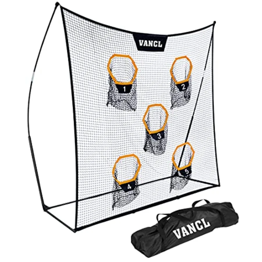 Football Training Net Portable 7X7ft Knotless Quarterback Throwing Net for Improving Football Accuracy Throwing with 5 Target P
Football Training Net Portable 7X7ft Knotless Quarterback Throwing Net for Improving Football Accuracy Throwing with 5 Target P